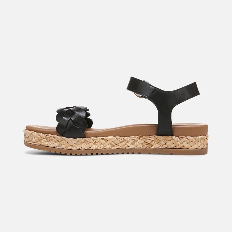 Naturalizer Women's Neila Sandal - Black Leather
