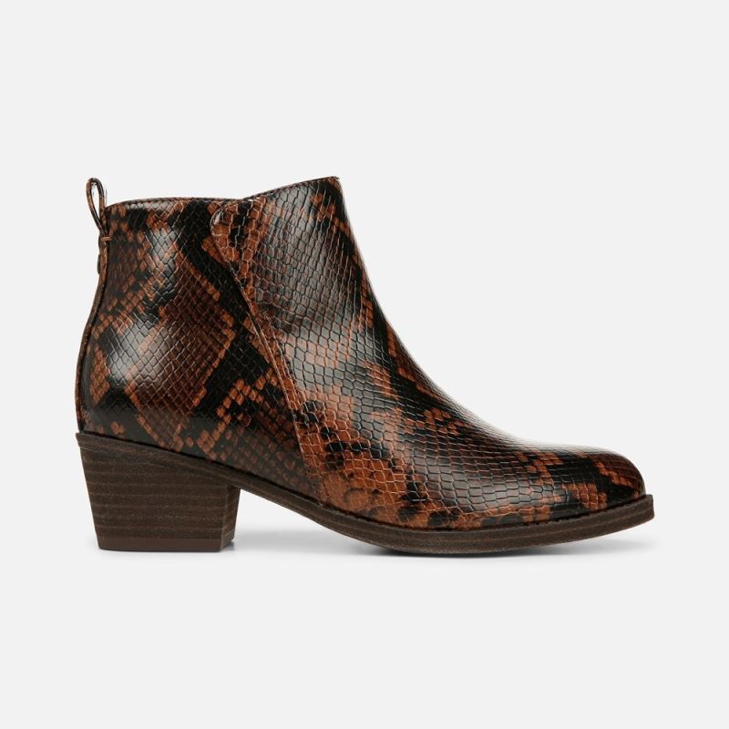 Naturalizer Women's Zaylee Bootie - Snake Print Faux Leather
