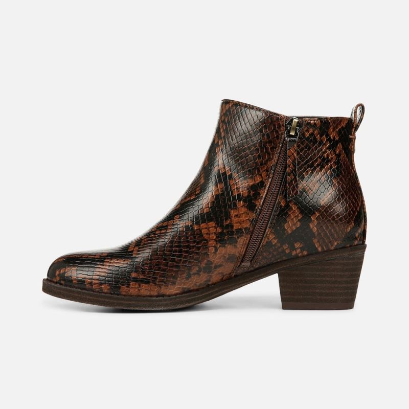 Naturalizer Women's Zaylee Bootie - Snake Print Faux Leather