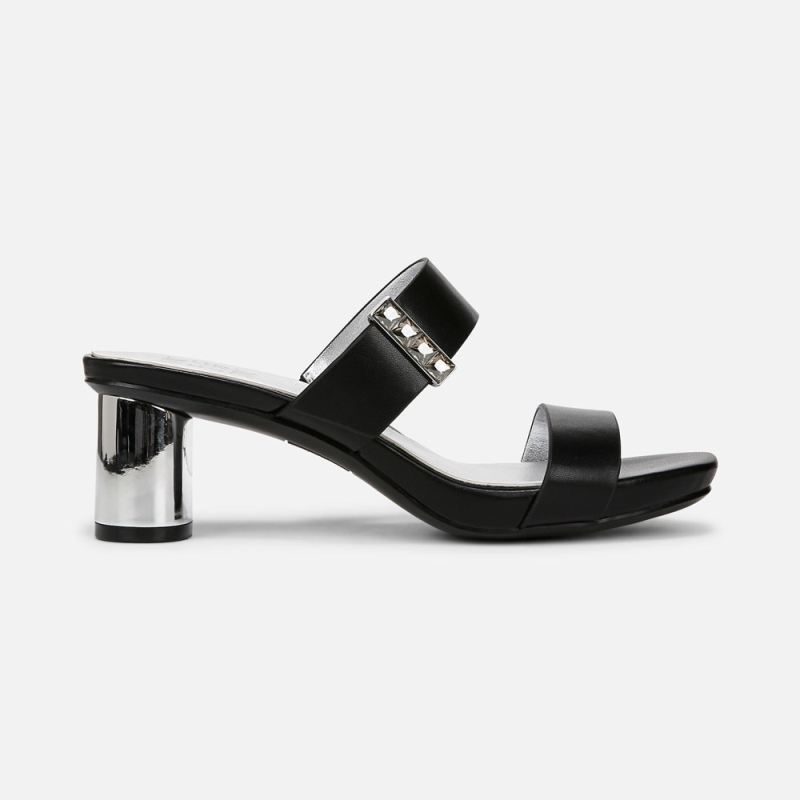 Naturalizer Women's Ida 2 Dress Sandal - Black Faux Leather