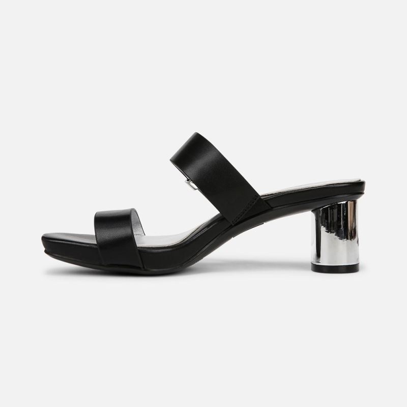 Naturalizer Women's Ida 2 Dress Sandal - Black Faux Leather