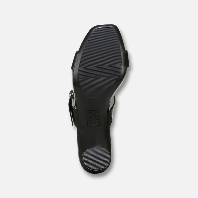Naturalizer Women's Ida 2 Dress Sandal - Black Faux Leather
