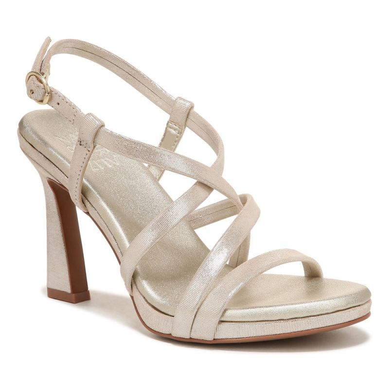 Naturalizer Women's Luisa Dress Sandal - Light Gold Leather