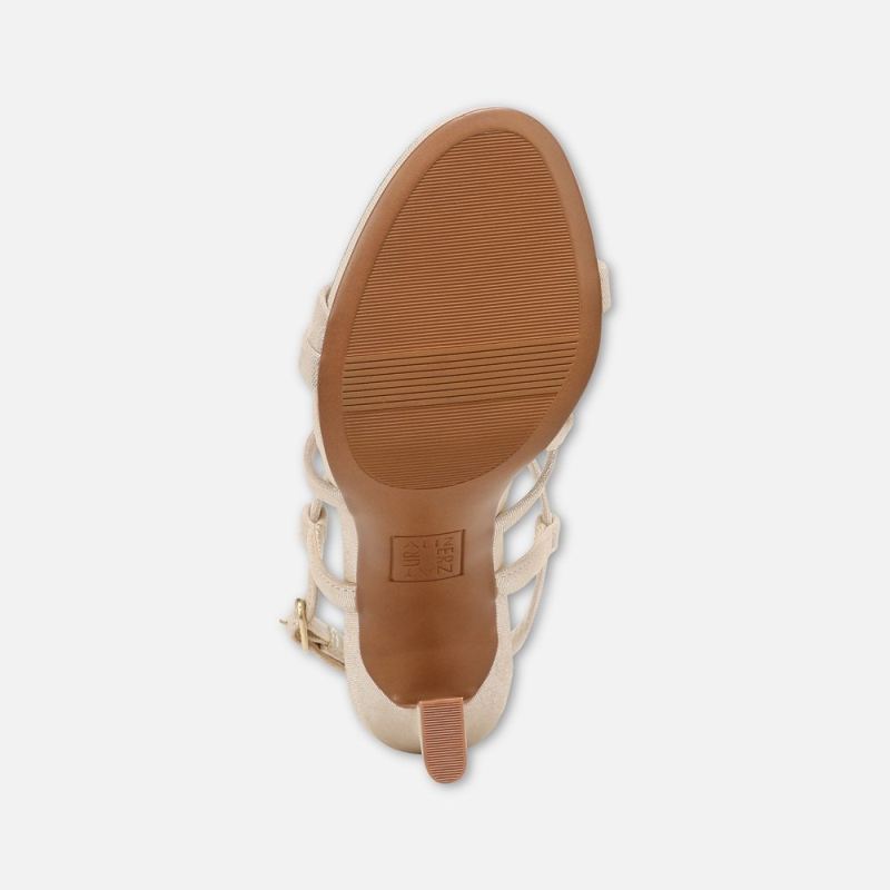 Naturalizer Women's Luisa Dress Sandal - Light Gold Leather