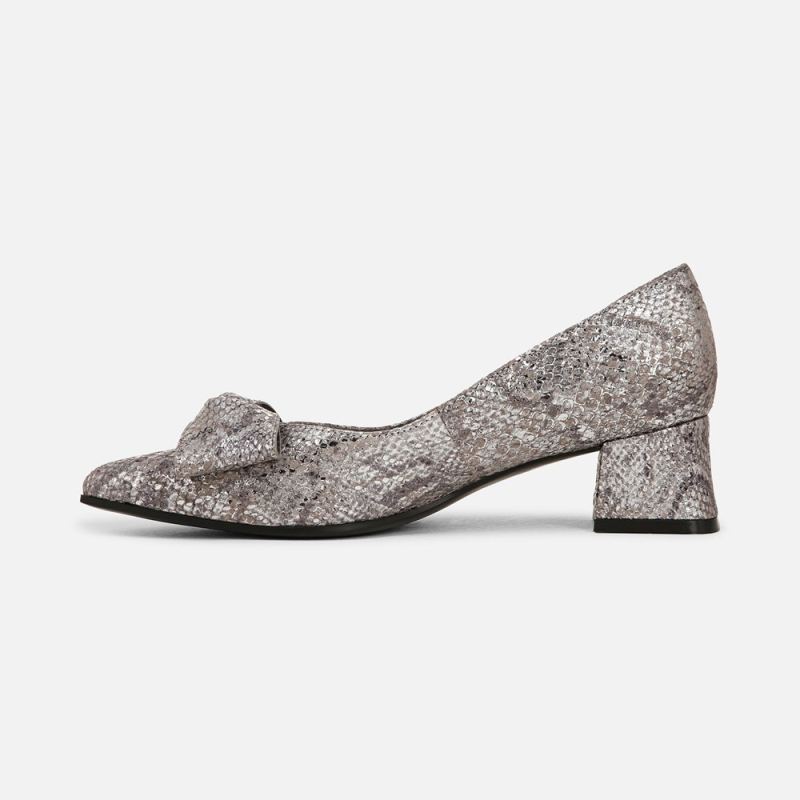 Naturalizer Women's Mavis Bow Pump - Silver Leather
