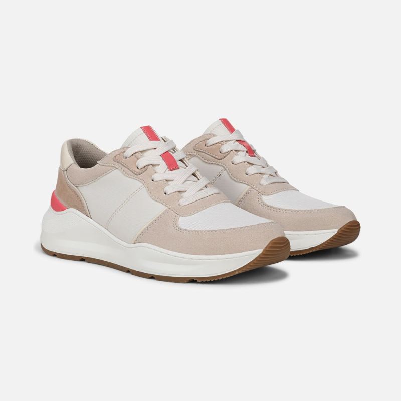 Naturalizer Women's Blossom Lace-up Sneaker - Porcelain Leather