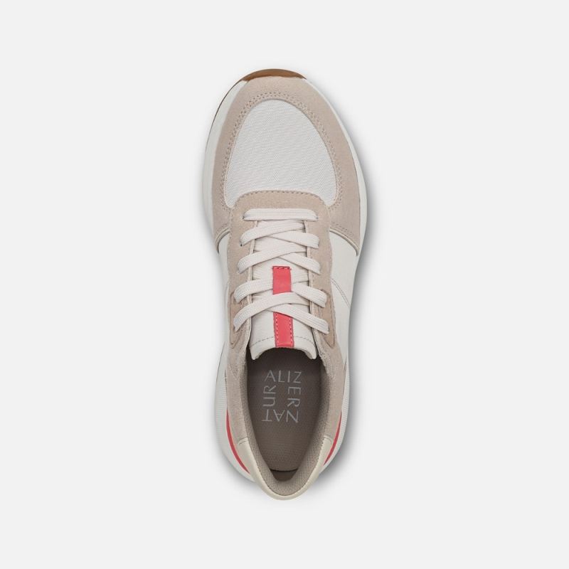Naturalizer Women's Blossom Lace-up Sneaker - Porcelain Leather