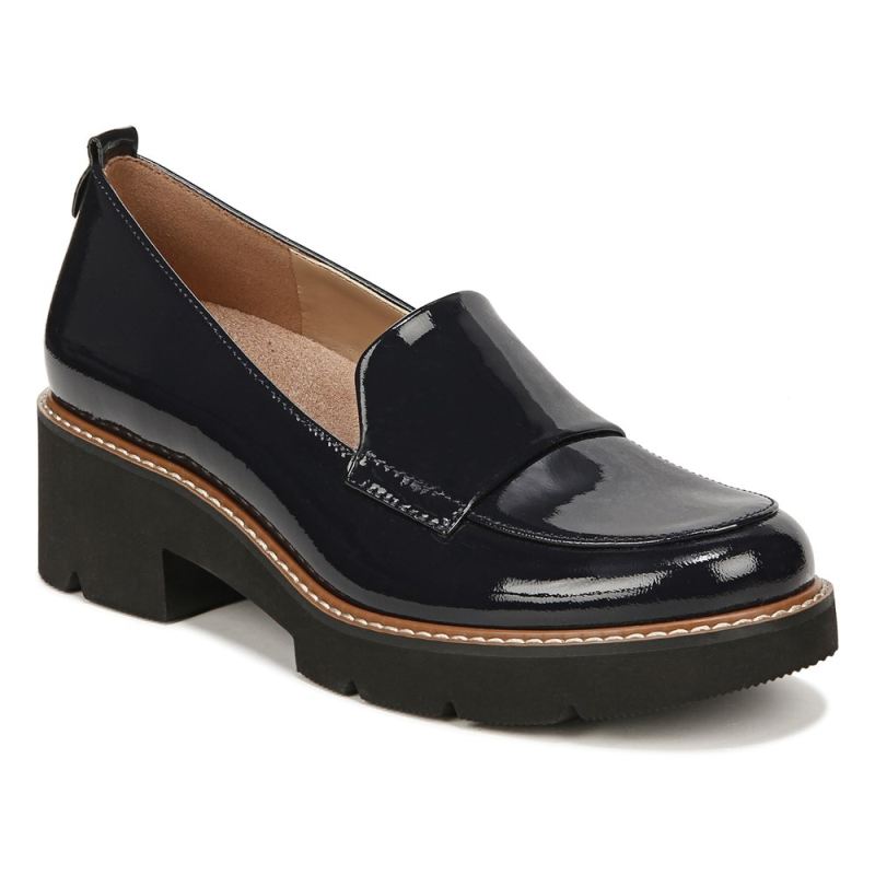 Naturalizer Women's Darry Lug Sole Loafer - French Navy Leather