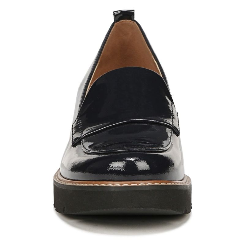 Naturalizer Women's Darry Lug Sole Loafer - French Navy Leather