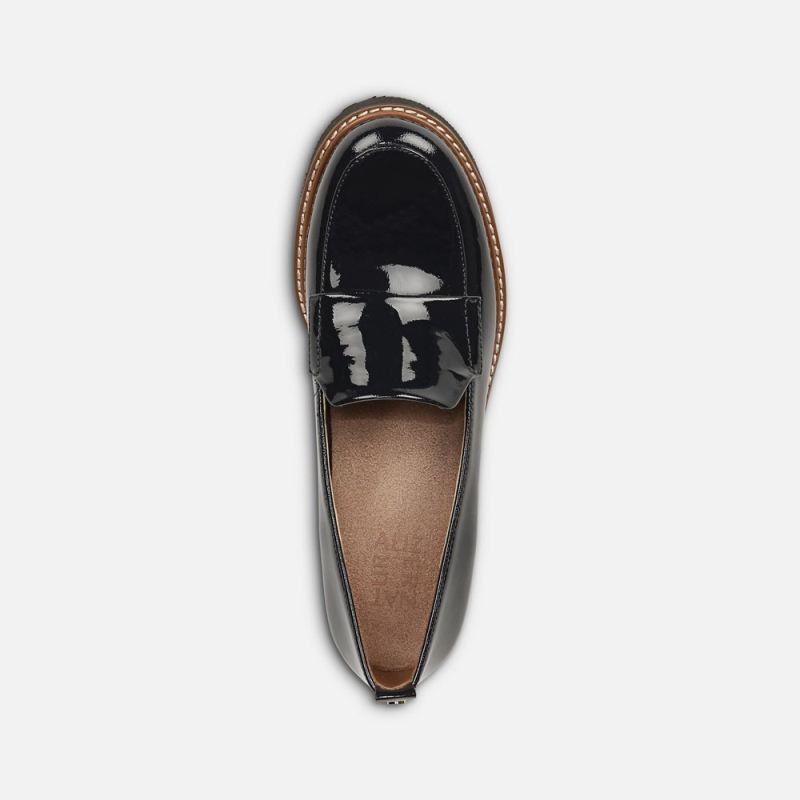 Naturalizer Women's Darry Lug Sole Loafer - French Navy Leather
