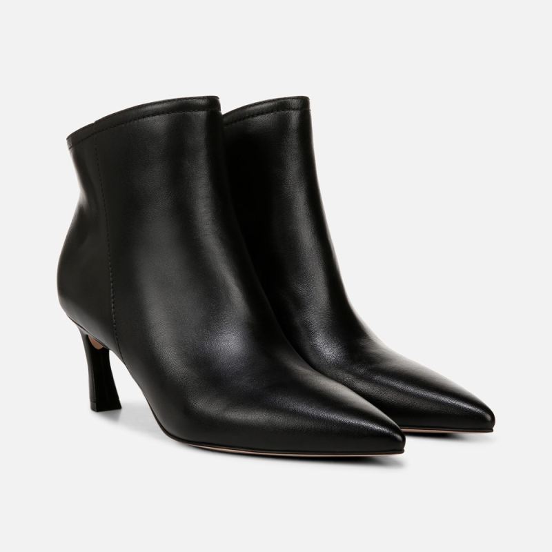 Naturalizer Women's 27 EDIT Maya Stiletto Bootie - Black Leather