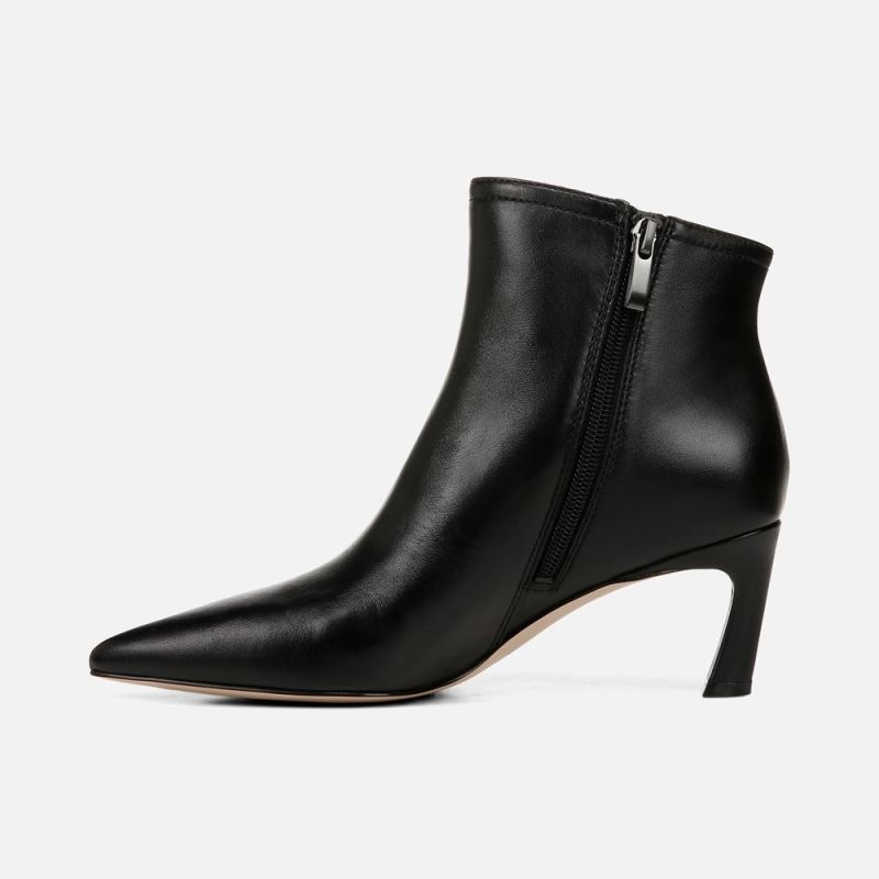Naturalizer Women's 27 EDIT Maya Stiletto Bootie - Black Leather