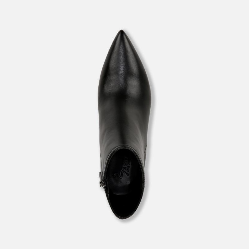 Naturalizer Women's 27 EDIT Maya Stiletto Bootie - Black Leather