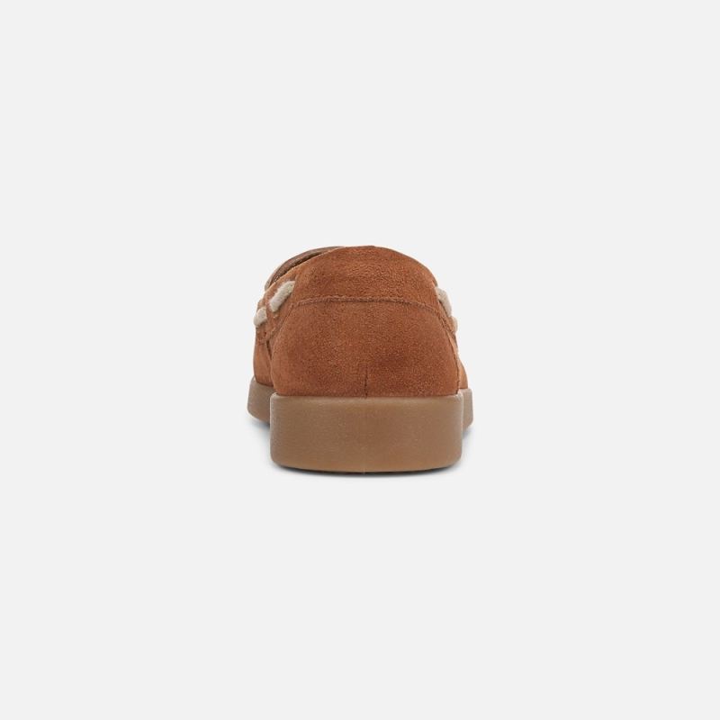 Naturalizer Women's Keel Boat Shoe - English Tea Brown Suede