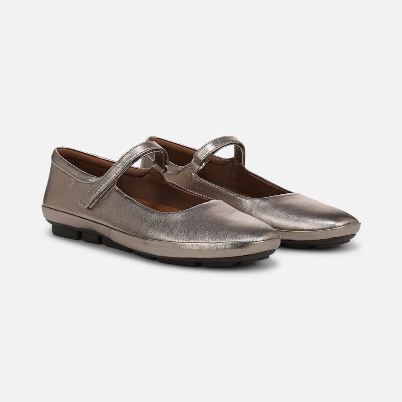 Naturalizer Women's Behold 2 Mary Jane - Warm Silver Leather