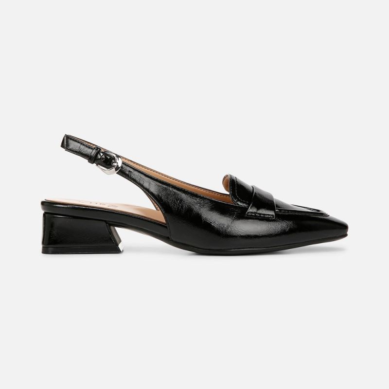 Naturalizer Women's Garner Slingback - Black Faux Leather
