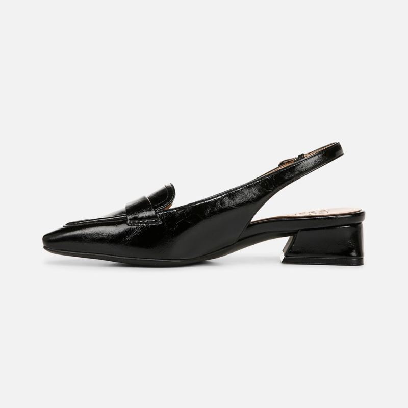 Naturalizer Women's Garner Slingback - Black Faux Leather