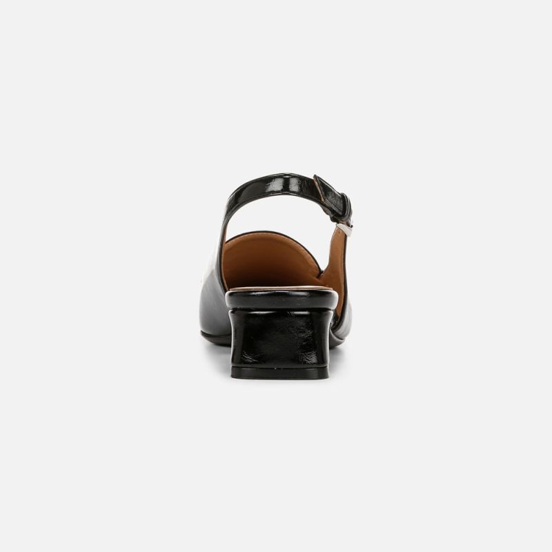 Naturalizer Women's Garner Slingback - Black Faux Leather