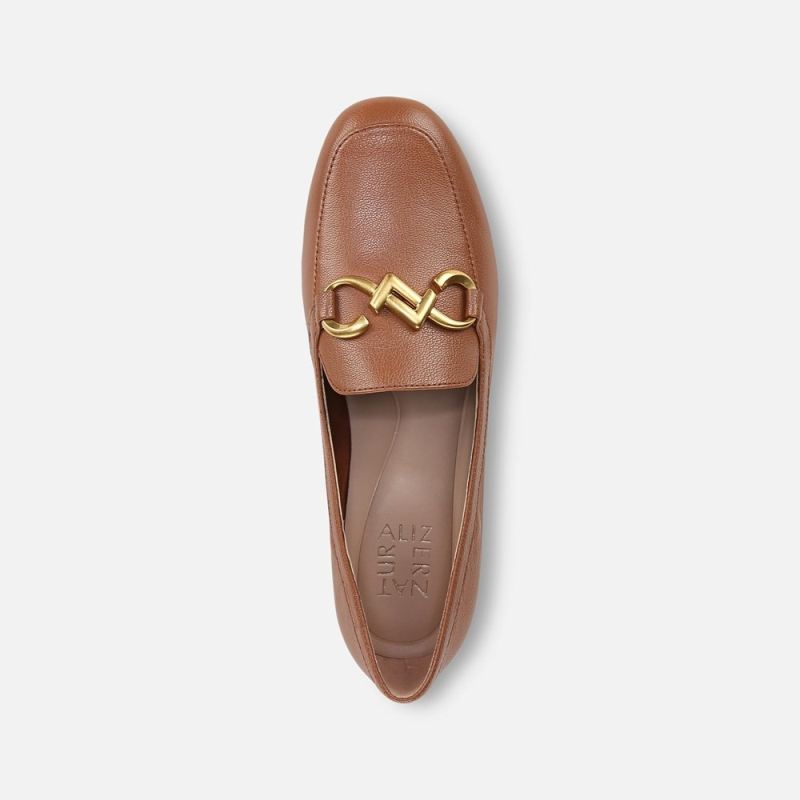 Naturalizer Women's Jovie Bit Loafer - English Tea Brown Leather