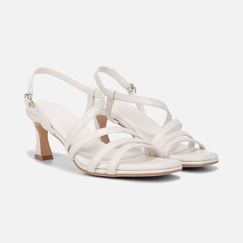 Naturalizer Women's Galaxy Dress Sandal - Warm White Leather