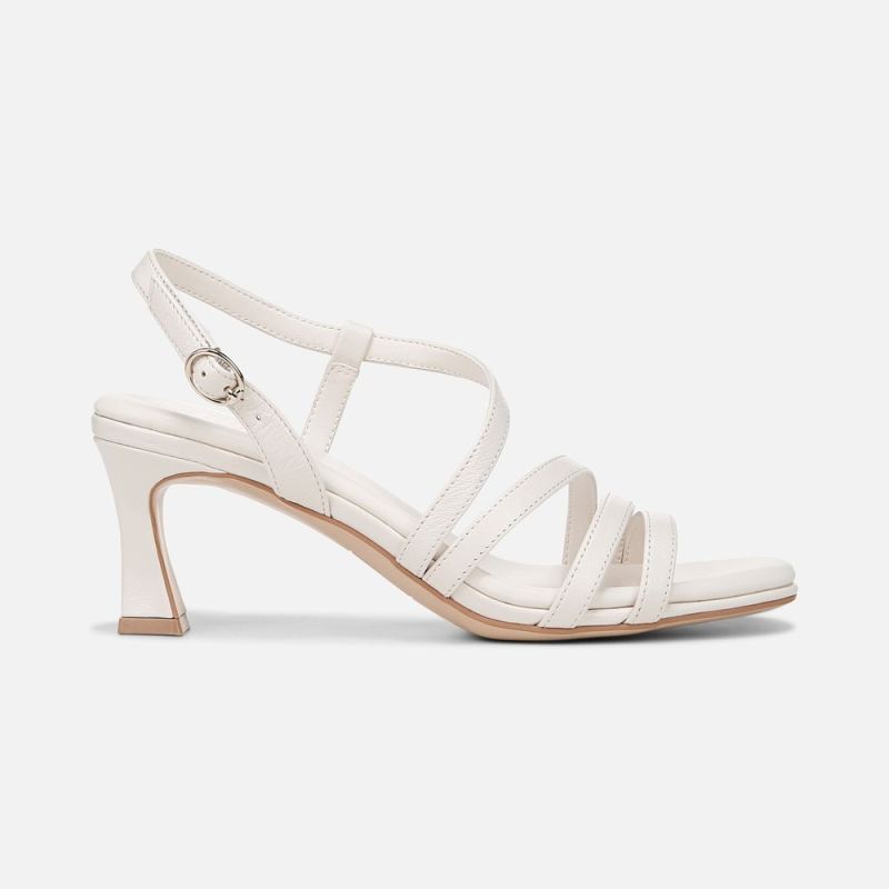 Naturalizer Women's Galaxy Dress Sandal - Warm White Leather