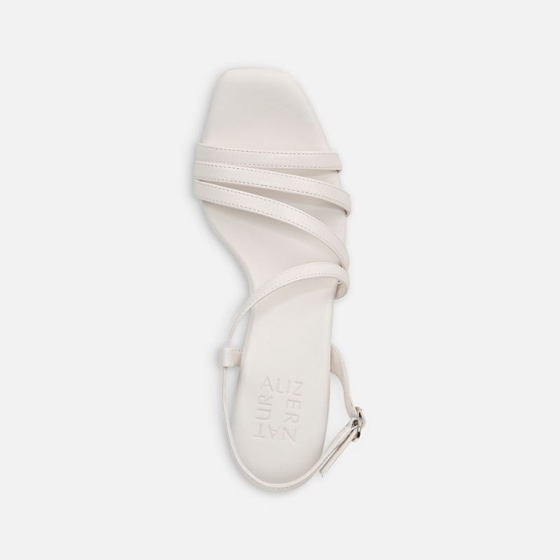 Naturalizer Women's Galaxy Dress Sandal - Warm White Leather