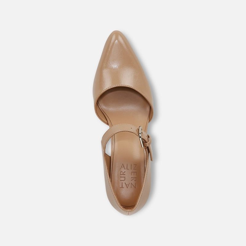 Naturalizer Women's Pixie Mary Jane - Taupe Faux Leather