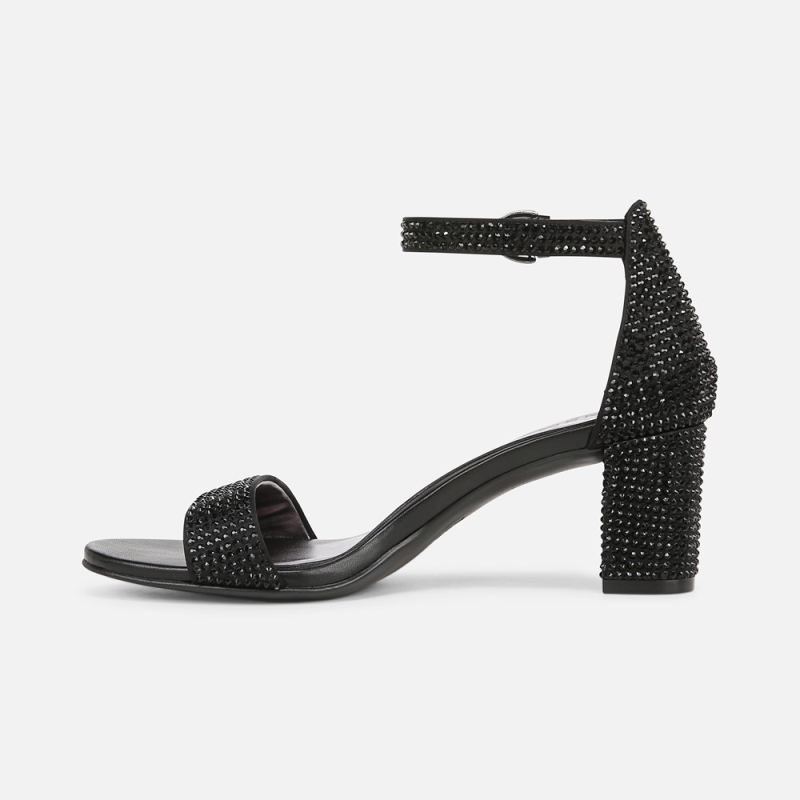 Naturalizer Women's Vera Dress Sandal - Black Satin