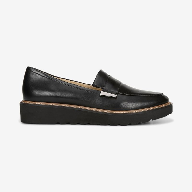 Naturalizer Women's ADILINE LOAFER - Black Leather