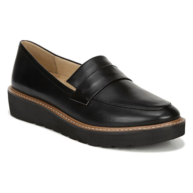 Naturalizer Women's ADILINE LOAFER - Black Leather