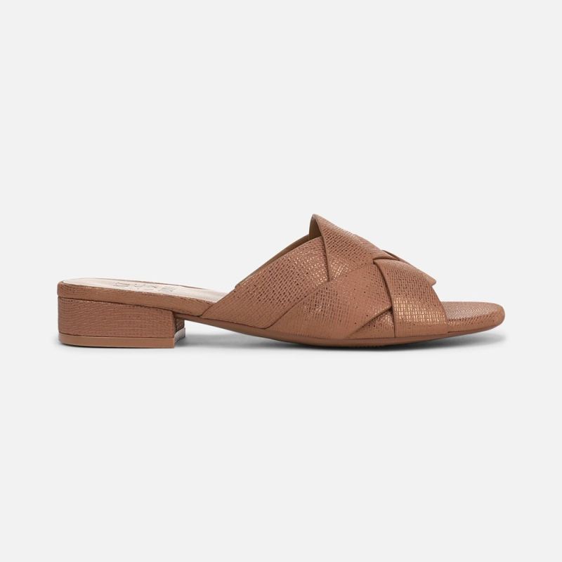 Naturalizer Women's Morena Sandal - English Tea Brown Leather
