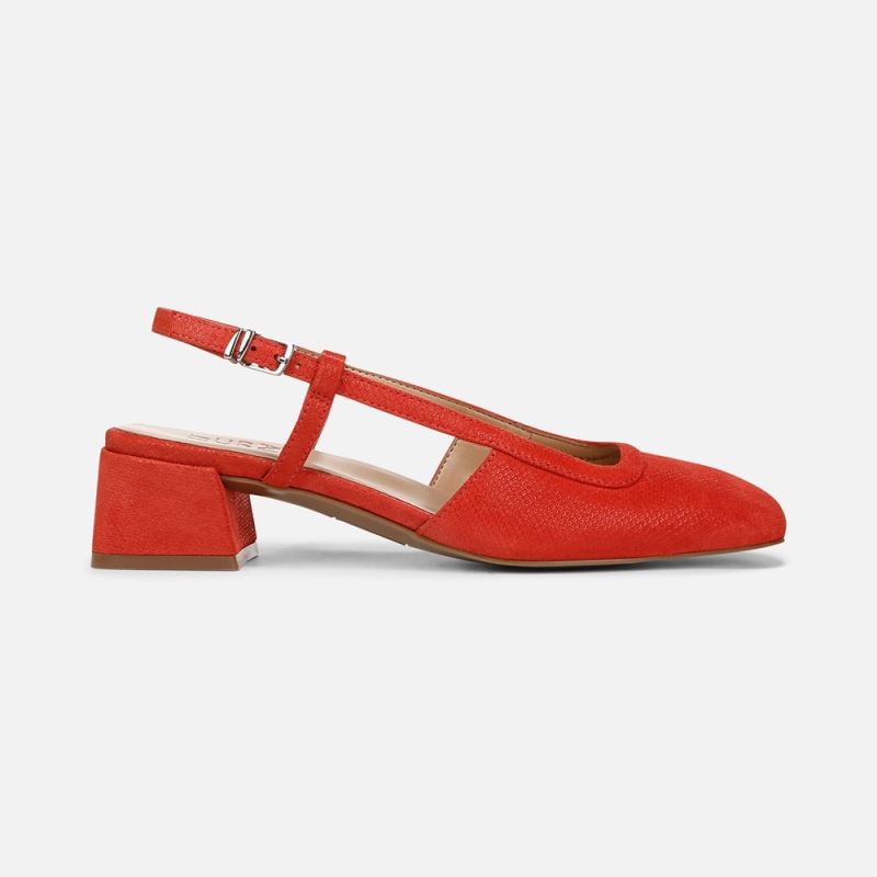 Naturalizer Women's Harper Slingback - Red Leather
