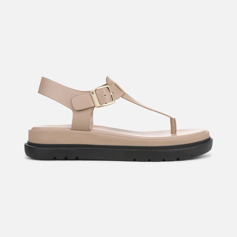 Naturalizer Women's Alyssa Sandal - Tan Faux Leather