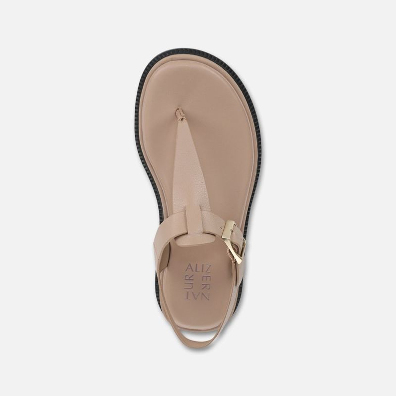 Naturalizer Women's Alyssa Sandal - Tan Faux Leather