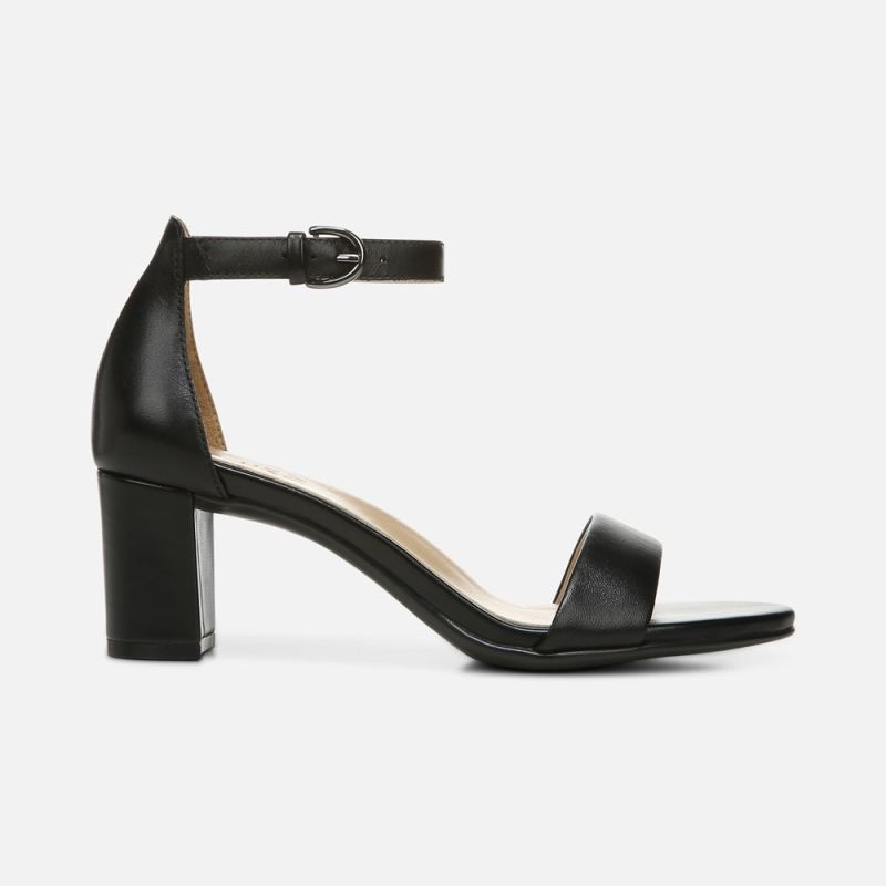 Naturalizer Women's Vera Dress Sandal - Black Leather