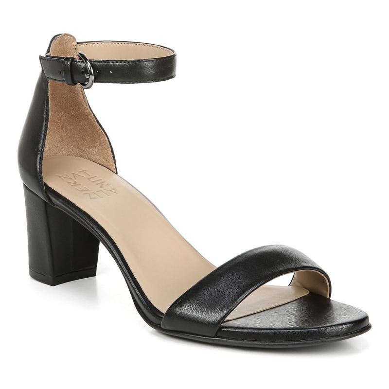 Naturalizer Women's Vera Dress Sandal - Black Leather
