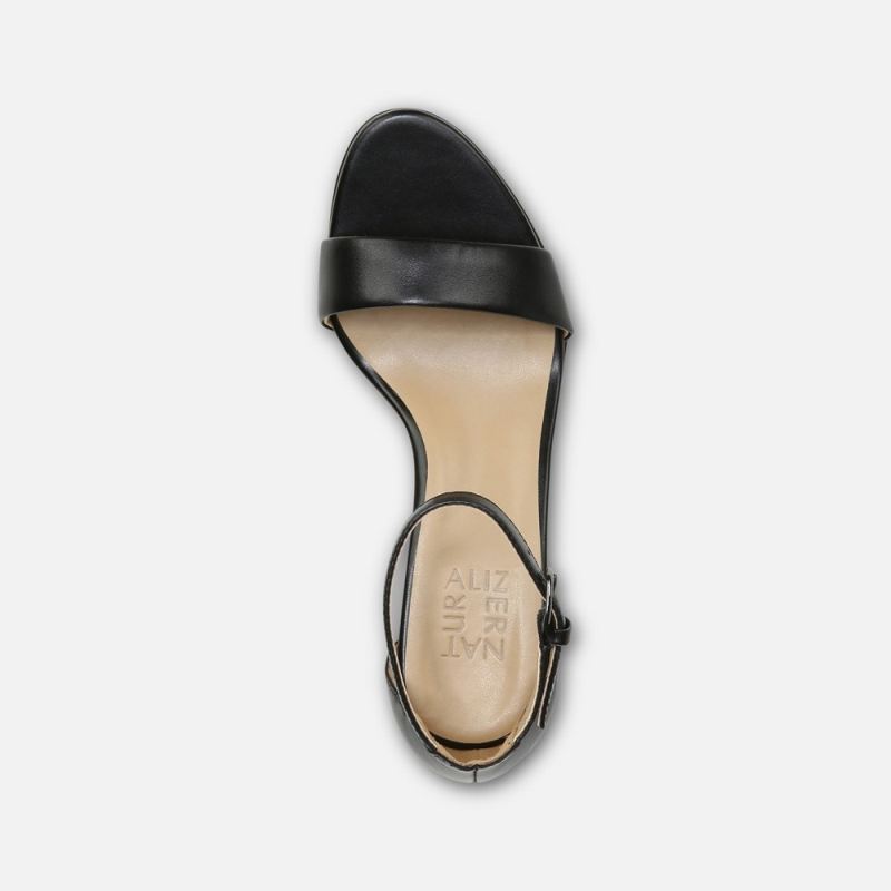 Naturalizer Women's Vera Dress Sandal - Black Leather