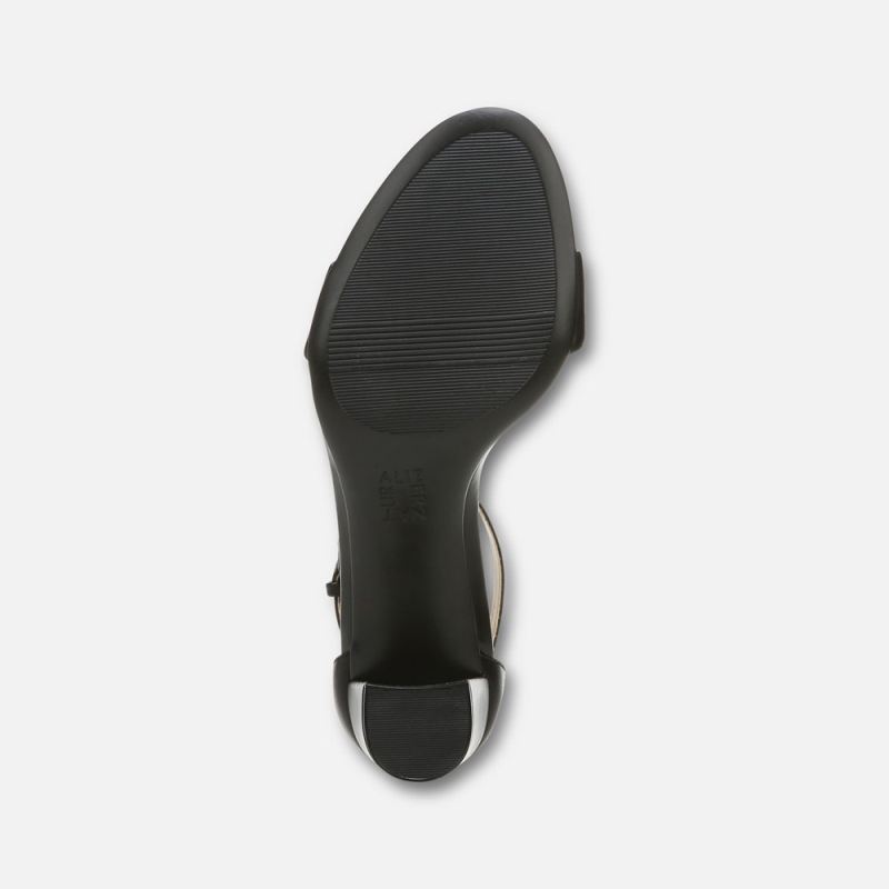 Naturalizer Women's Vera Dress Sandal - Black Leather