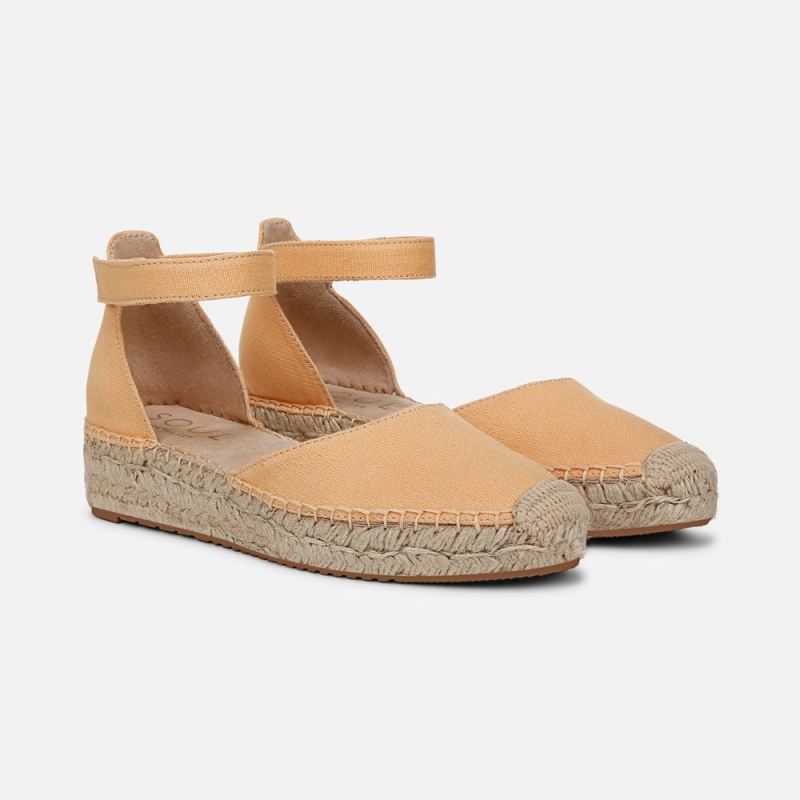 Naturalizer Women's SOUL Wren Espadrille - Yellow Canvas