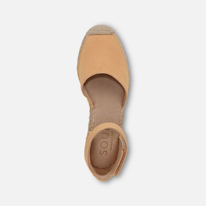Naturalizer Women's SOUL Wren Espadrille - Yellow Canvas