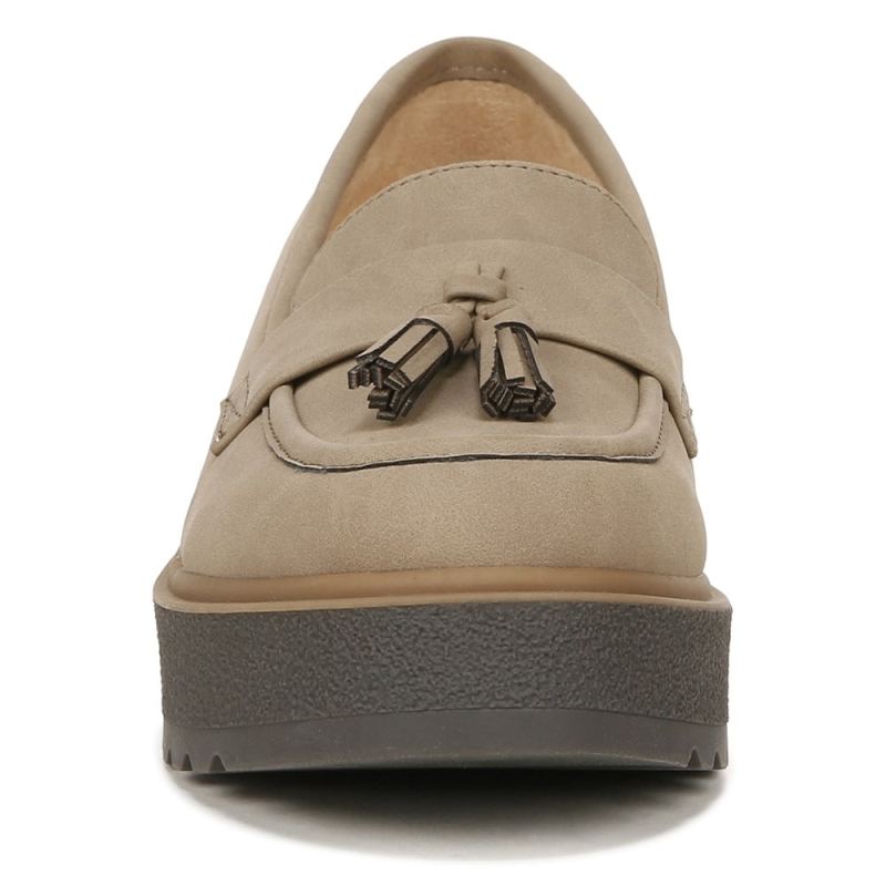Naturalizer Women's SOUL Josie Lug Loafer - Mushroom Grey Synthetic