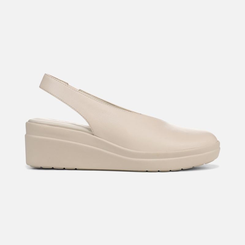 Naturalizer Women's Sutton Slingback Wedge - Porcelain Leather