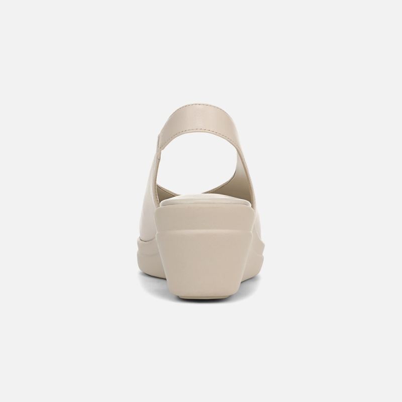 Naturalizer Women's Sutton Slingback Wedge - Porcelain Leather