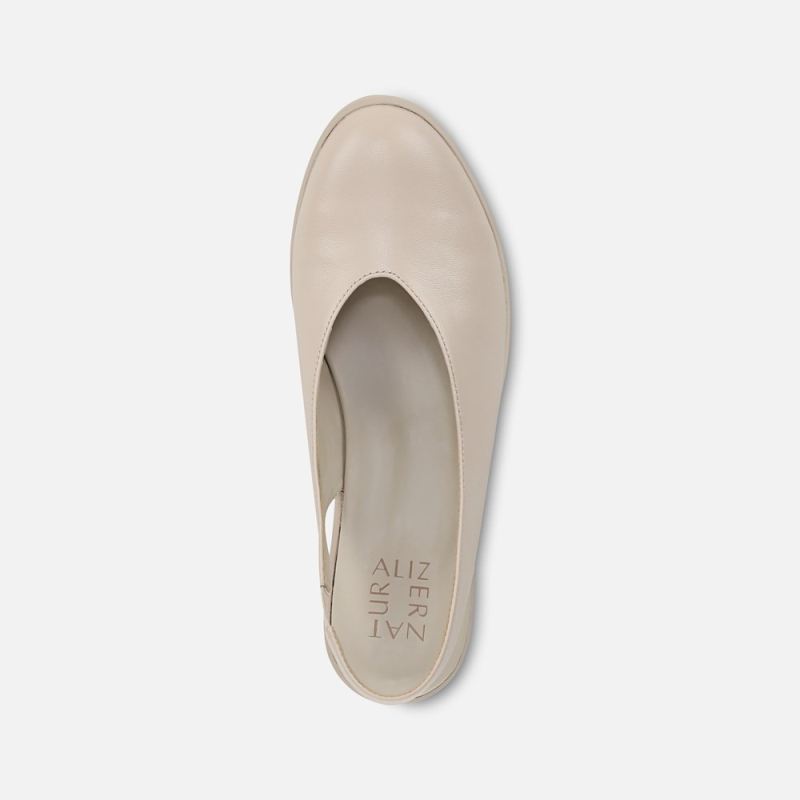 Naturalizer Women's Sutton Slingback Wedge - Porcelain Leather