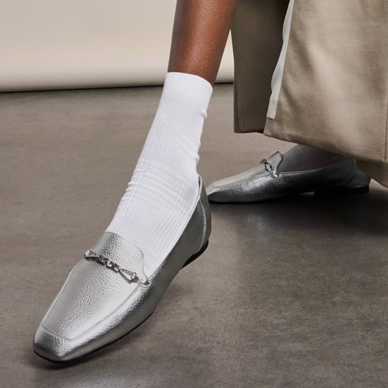 Naturalizer Women's Cecilia Loafer - Silver Leather