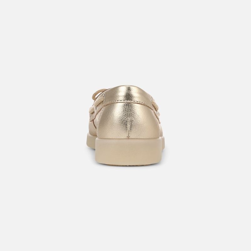 Naturalizer Women's Keel Boat Shoe - Soft Gold Leather