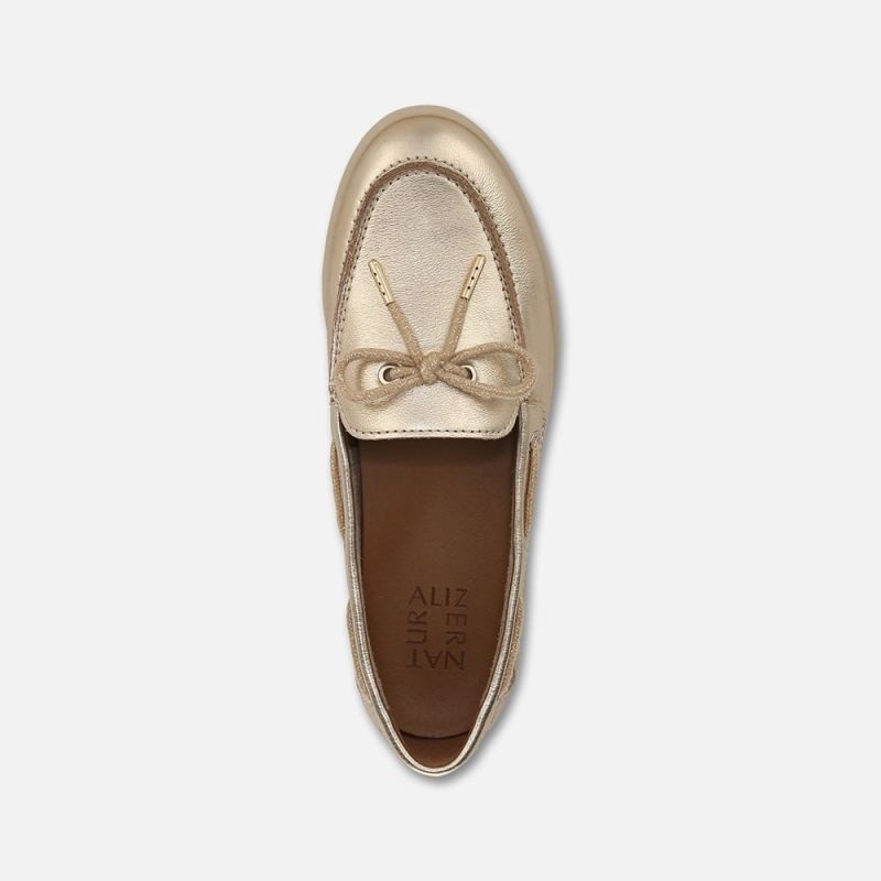Naturalizer Women's Keel Boat Shoe - Soft Gold Leather