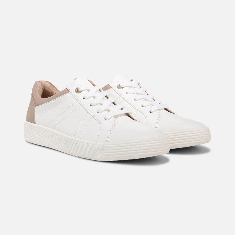 Naturalizer Women's SOUL Neela Sneaker - White Synthetic
