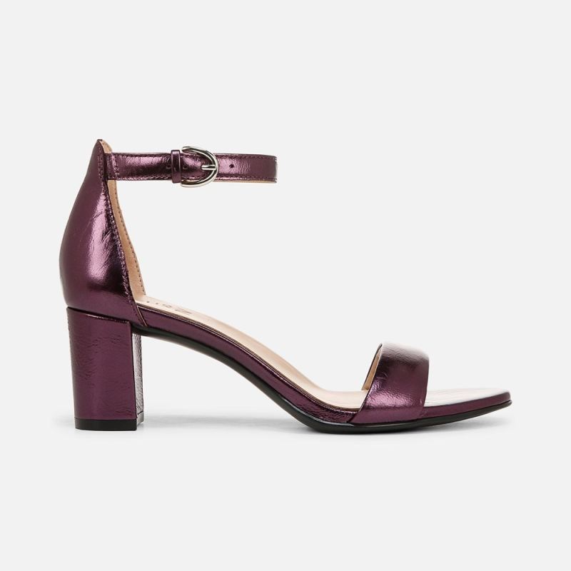 Naturalizer Women's Vera Dress Sandal - Deep Plum Purple Leather