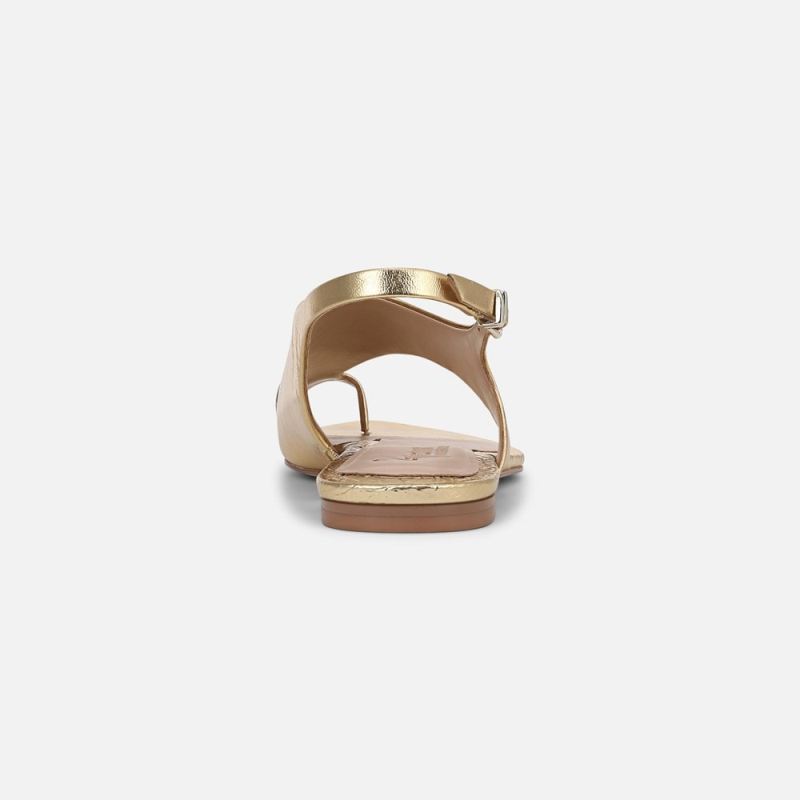 Naturalizer Women's 27 EDIT Via Sandal - Dark Gold Leather